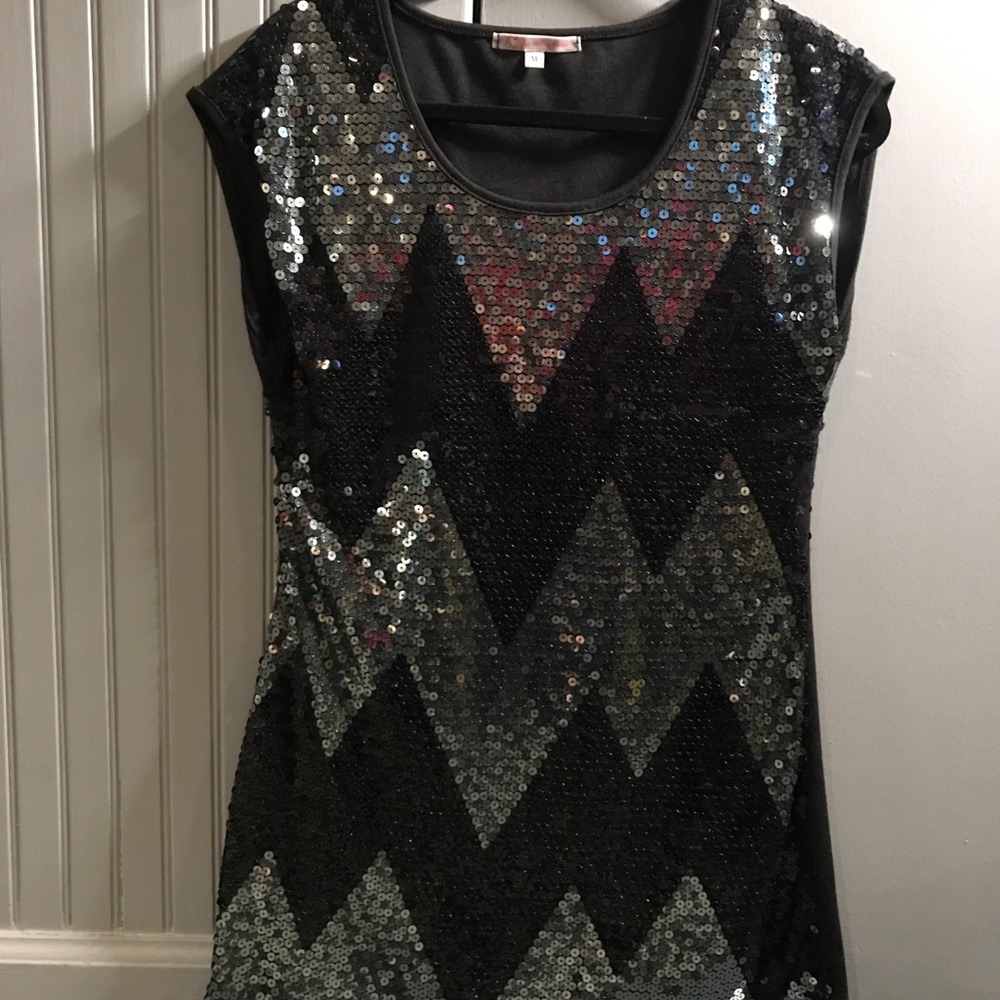 Sequin mini dress